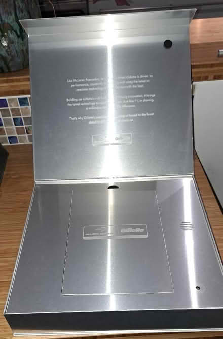 Photo of free Metallic McLaren Mercedes Gillette box (Welwyn Garden City AL8) #3