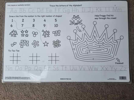 Photo of free Childrens Placemat Multicolour - XMAS PRESENT (West Byfleet KT15) #2