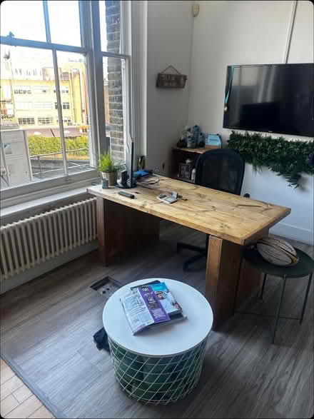 Photo of free Wooden desk (Barbican) #1