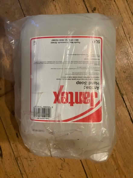 Photo of free 5L jantex antibacterial hand soap (Heeley S8) #1