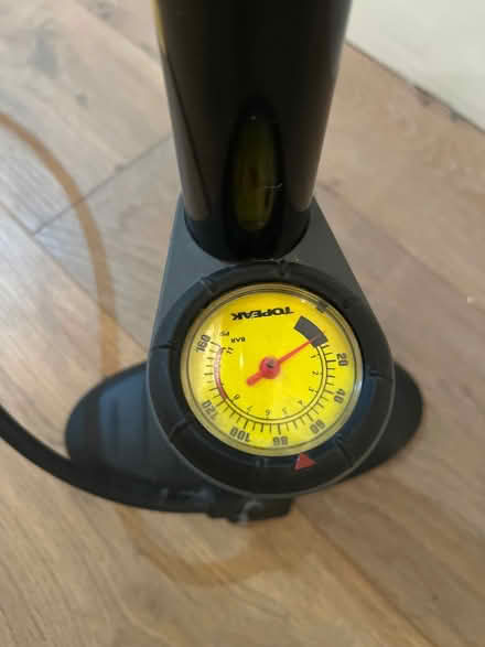 Photo of free Bicycle hand pump with pressure gauge “Joe Blow” (Streatham SW16) #2
