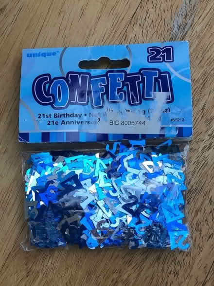 Photo of free Bag of ‘21’ birthday confetti (Harrogate HG2) #1