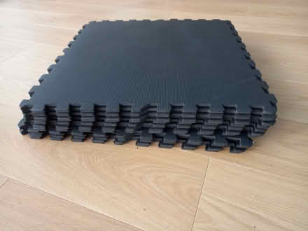 Photo of free 12 Interlocking foam floor tiles in good condition (Bernards Heath AL3) #1