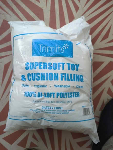 Photo of free Bag of toy stuffing (opened) (SW9) #1