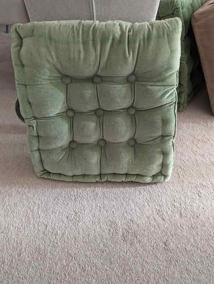 Photo of free 3 Armchair/Sofa Booster Cushions (West Worthing BN11) #2