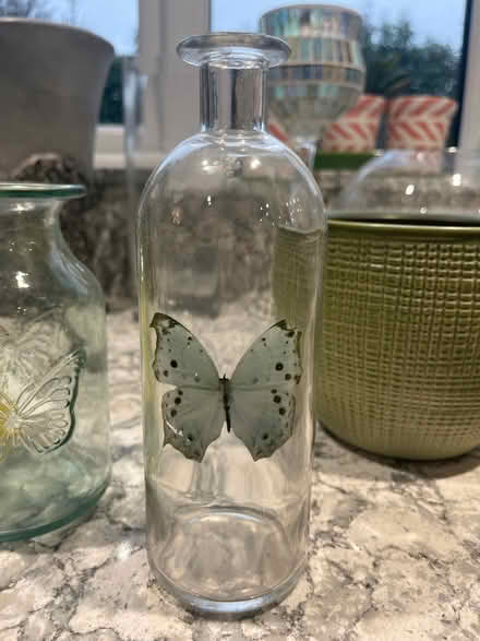 Photo of free Selection of four pretty bottles for flowers. (Wokingham RG40) #2