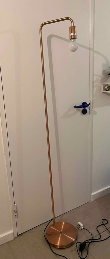 Photo of free Copper metal floor lamp (Bromley BR2) #2