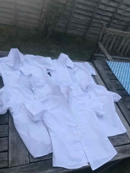 Photo of free School uniform shirts size for 7-8 year old (Horsell GU21) #1