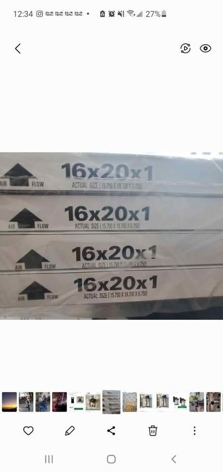 Photo of free Furnace filters (Beverly) #2