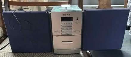 Photo of free Sony radio/cassette/CD player with speakers (Burleigh GL5) #2