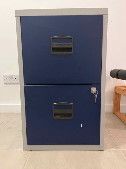 Photo of free Metal filing cabinet - lockable (Bromley BR2) #1