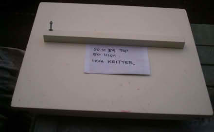 Photo of free Ikea Kritter table, white. (Lewes BN7) #1