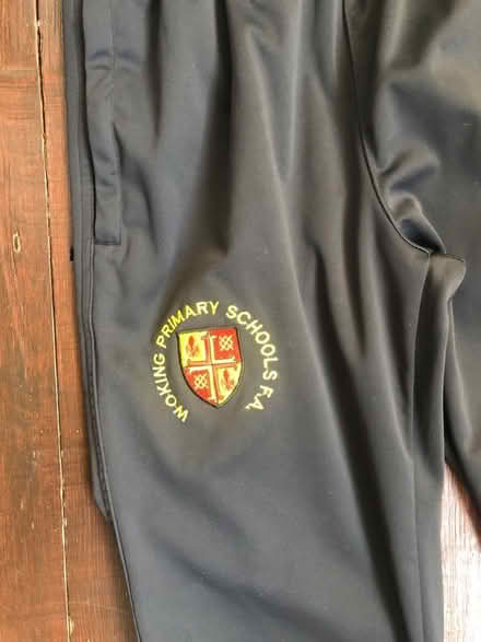 Photo of free Woking Primary school PE track bottoms (Horsell GU21) #2