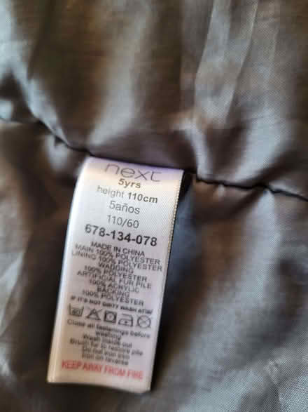 Photo of free Boys coat (Woodley RG6) #1