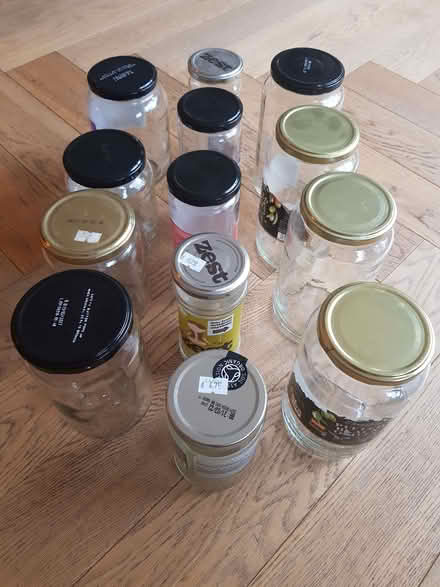 Photo of free 12 large glass jars (Gospel Oak NW5) #1