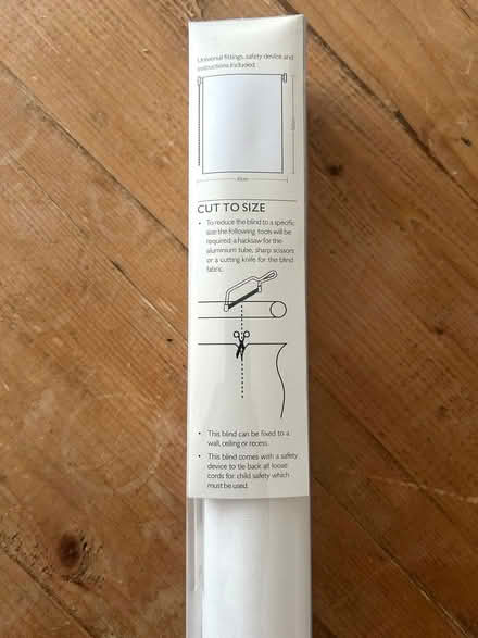 Photo of free NEW John Lewis sheer white blind (Wye) (TN25) #2