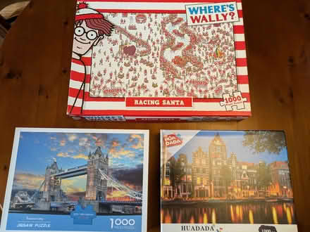 Photo of free Three 1000 piece jigsaws (Sharmans Cross B91) #3