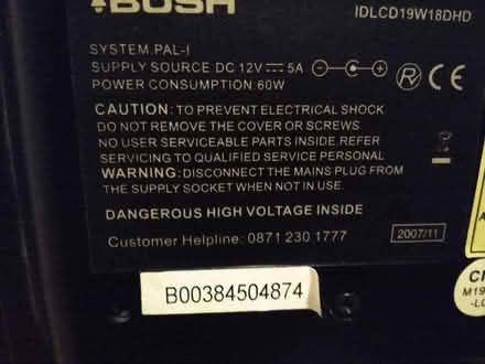 Photo of free Bush TV (Croft SN1) #2