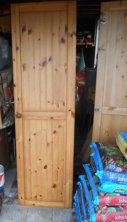 Photo of free Pine wardrobe parts (Farnham IP17) #1