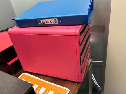 Photo of free Pink organising boxes with trays (w2 2es) #2