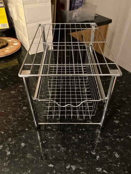 Photo of free Basket and shelf kitchen cupboard or work surface (Seaside BN22) #1