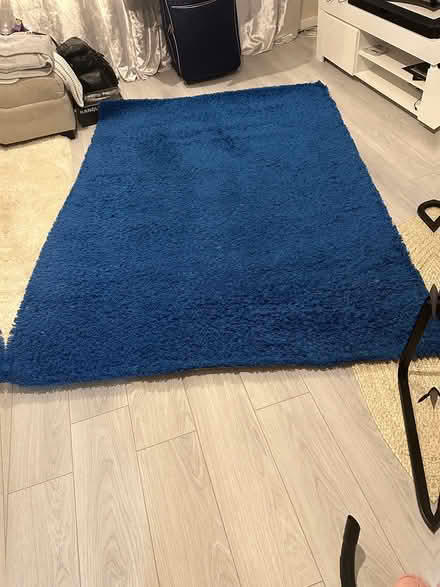Photo of free Blue Rug (Carshalton) #1