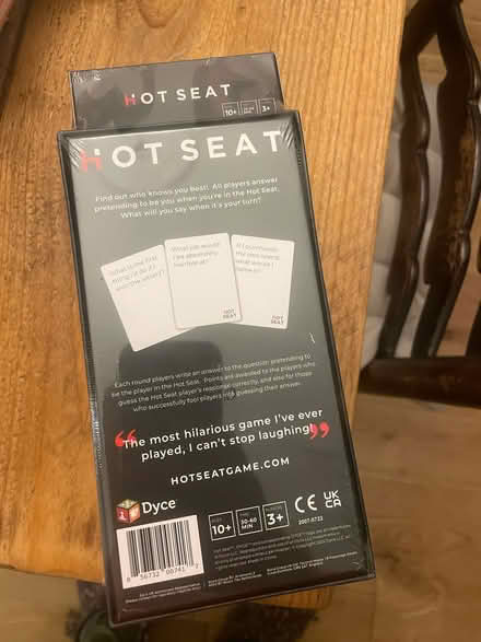 Photo of free Hot seat game (S11) #2