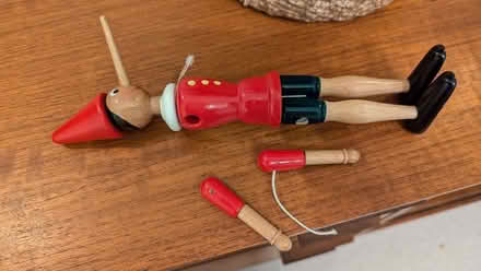 Photo of free Wooden Pinocchio Toy (needs repair) (Abbeville Village SW12) #1