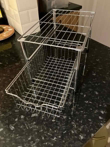 Photo of free Basket and shelf kitchen cupboard or work surface (Seaside BN22) #2