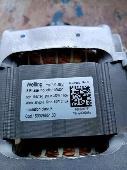 Photo of free Hotpoint washing machine motor (LU1 Luton parktown) #1