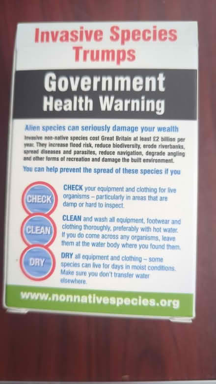 Photo of free Environment Agency Top Trumps (HA6 Northwood) #2