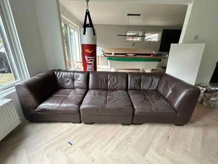 Photo of free Leather modular sofa (Ivy Hatch TN15) #1