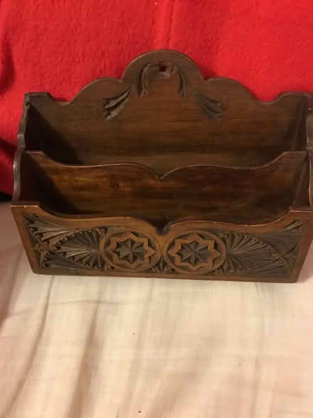 Photo of free Carved wooden letter-rack (Woodley RG5) #1