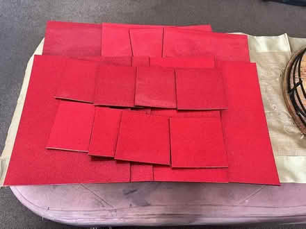 Photo of free Sparkly red placemat & coaster set (Barry CF62) #1