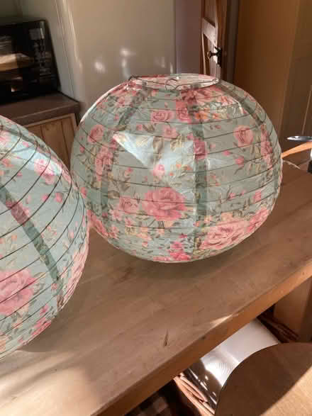 Photo of free 2 pretty lightshades (Newbury RG19) #1