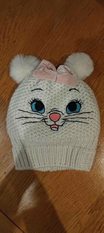 Photo of free Baby hat - Disney Marie pom pom with embroidered face (Westbourne Park W11) #1