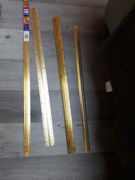 Photo of free Carpet door plates brass effect (Galgate LA2) #1
