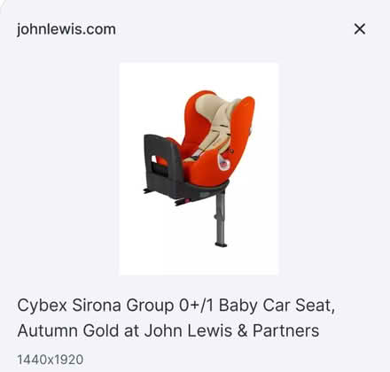 Photo of free Group 0/1+ Car Seat (SE13) #3