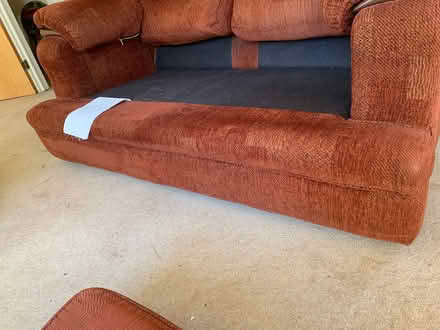 Photo of free 2 seater settee sofa (Rogate GU31) #3