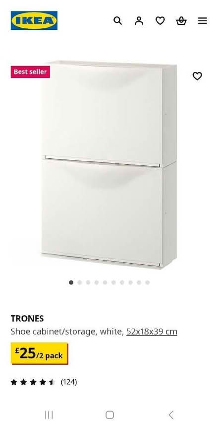 Photo of Ikea Trones Shoe storage box (City of Bristol BS4) #1