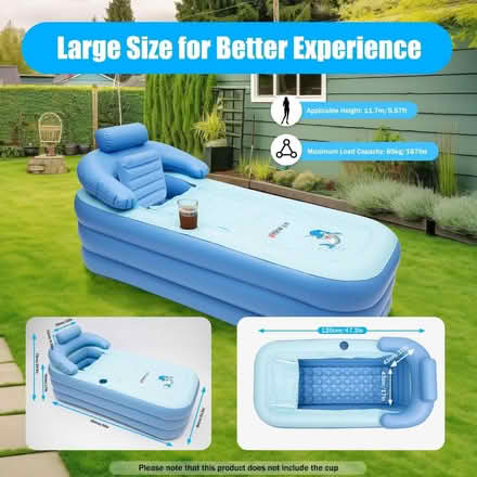 Photo of free Adult inflatable bath (LN2) (Lincoln LN2) #1