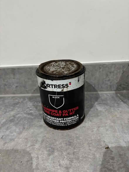 Photo of free Drainpipe & Gutter Paint - Black (Thurrock RM17) #1