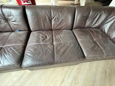 Photo of free Leather modular sofa (Ivy Hatch TN15) #4
