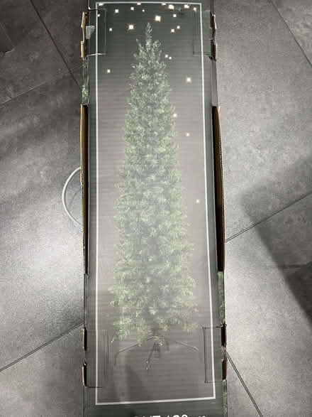 Photo of free 6ft (180cm) Slim Artificial Christmas Tree & Stand (Mill Green AL7) #3