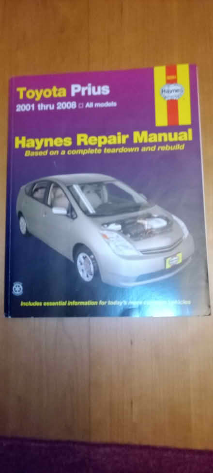 Photo of free Prius Haynes Manual (Woodcote RG8) #1