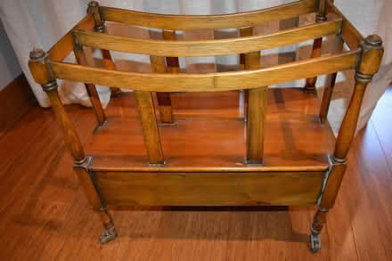 Photo of free Traditional Wood Magazine Rack (Michelmersh, Romsey) #2
