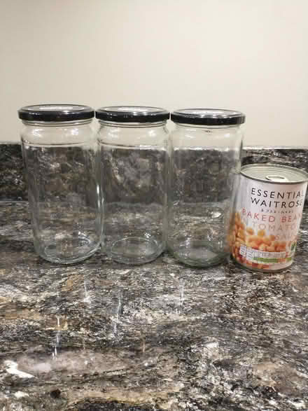 Photo of free Tall glass jars (11 identical jars available) (University Area RG6) #1