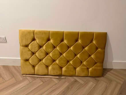 Photo of free Golden Velvet Headboard (S Double) (SE1) #1