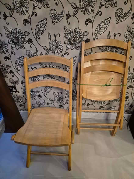 Photo of free 2 foldable chairs (Shinfield RG2) #2