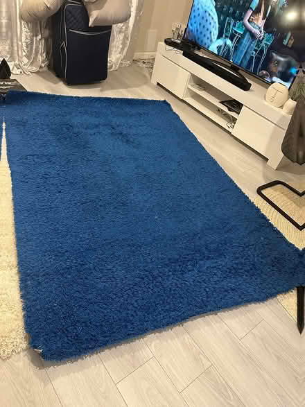 Photo of free Blue Rug (Carshalton) #2